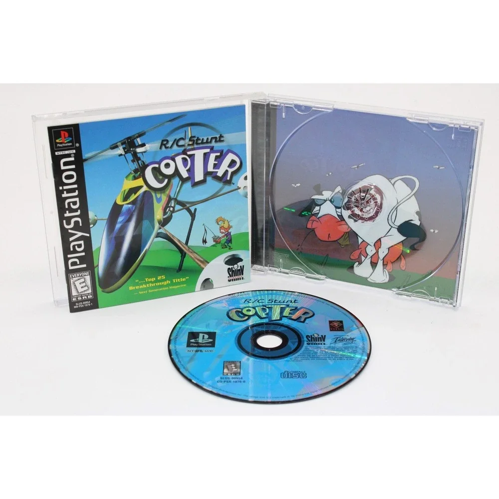 PS1 Bundle: RC‎ Helicopter (2002) & RC Stunt Copter (1999) & Air Combat (1995)